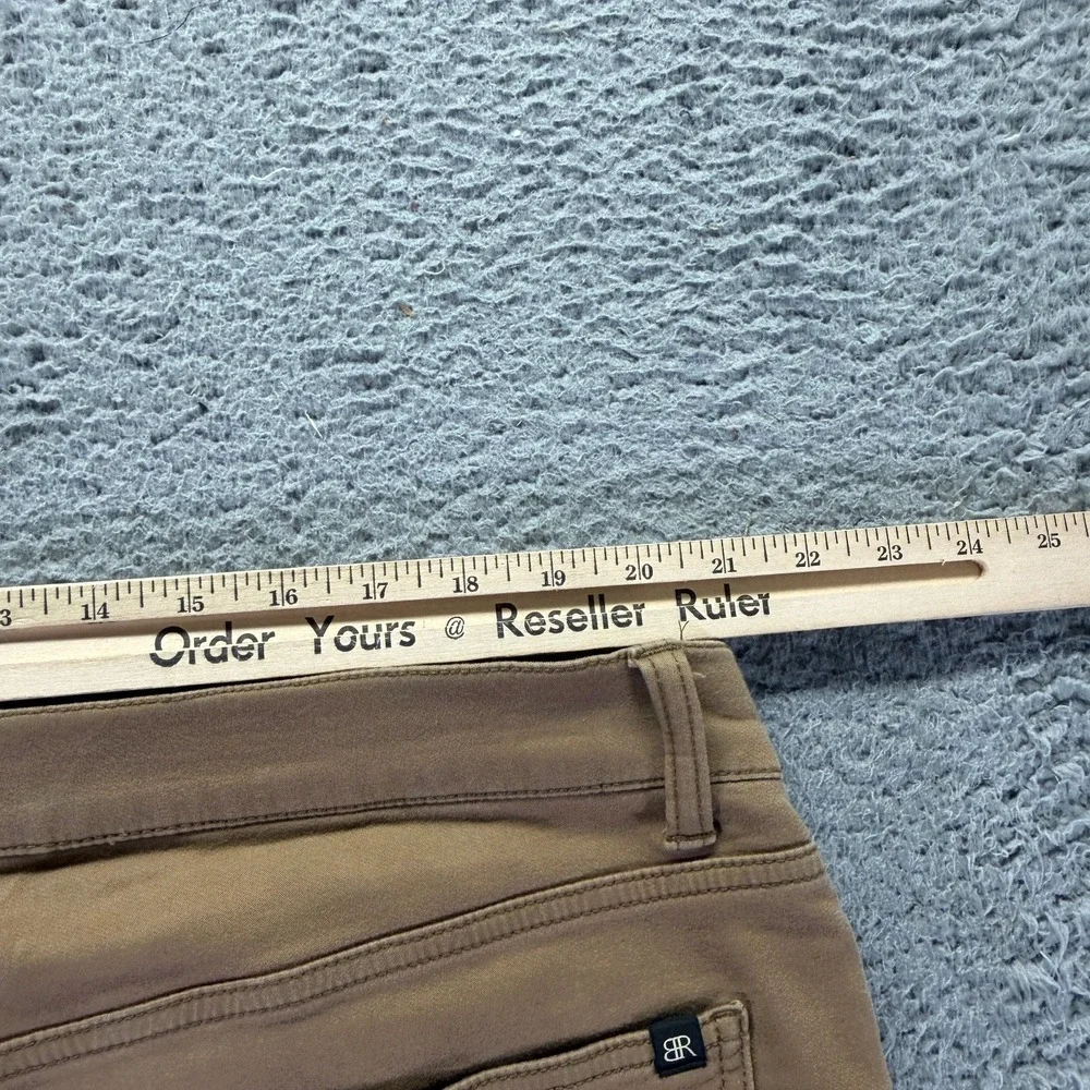 Banana Republic Pant Mens 42x28 Brown Cotton Chino Straight Leg Business Stretch